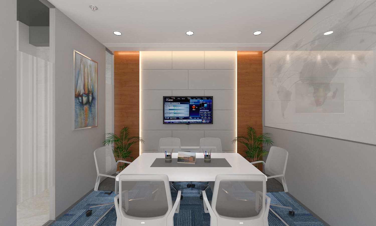 Bright Logistics Office Interior Project | Trance Interiors Image